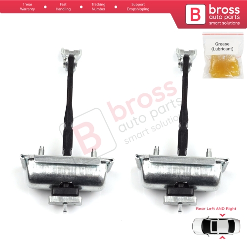 2 Pieces Rear Door Hinge Stop Check Strap Limiter for Opel Zafira Tourer C P12 2011-2019 39045011