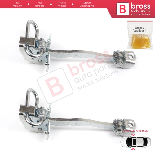 2 Pieces Front Door Hinge Stop Check Strap Limiter for Chevrolet Vauxhall Opel Meriva A X03 2003-2010 13147255