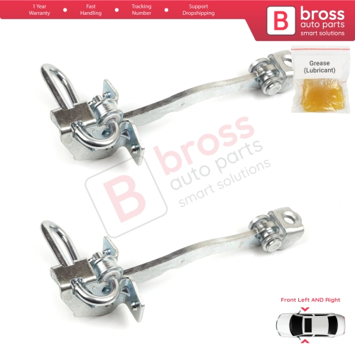2 Pieces Front Door Hinge Stop Check Strap Limiter for Chevrolet Vauxhall Opel Meriva A X03 2003-2010 13147255