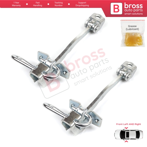 2 Pieces Front Door Hinge Stop Check Strap Limiter for Chevrolet Vauxhall Opel Meriva A X03 2003-2010 13147255