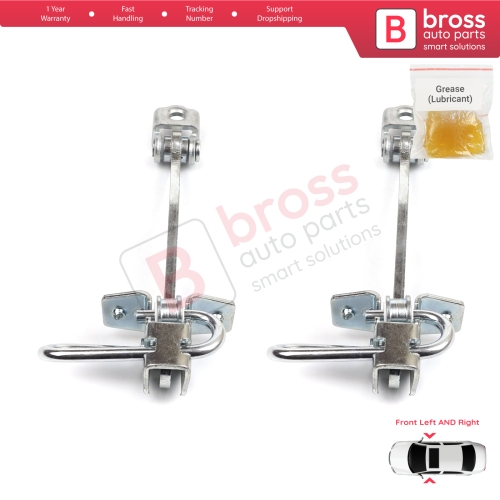 2 Pieces Front Door Hinge Stop Check Strap Limiter for Chevrolet Vauxhall Opel Meriva A X03 2003-2010 13147255