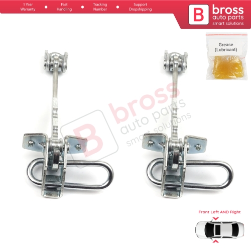 2 Pieces Front Door Hinge Stop Check Strap Limiter for Chevrolet Vauxhall Opel Meriva A X03 2003-2010 13147255