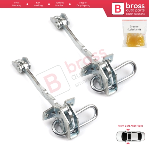 2 Pieces Front Door Hinge Stop Check Strap Limiter for Chevrolet Vauxhall Opel Meriva A X03 2003-2010 13147255