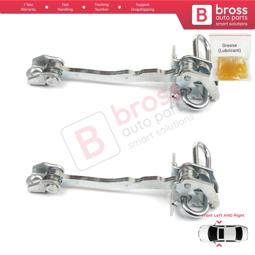 2 Pieces Front Door Hinge Stop Check Strap Limiter for Chevrolet Vauxhall Opel Meriva A X03 2003-2010 13147255