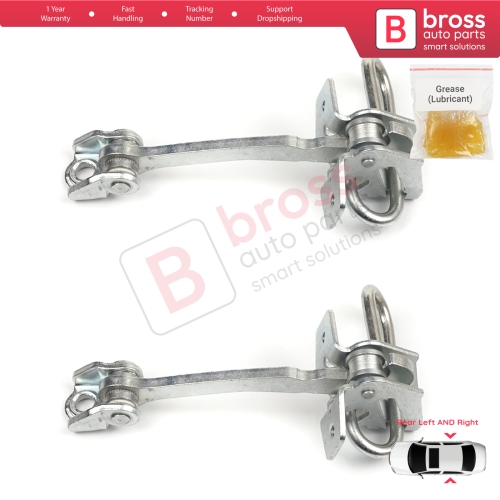 2 Pieces Rear Door Hinge Stop Check Strap Limiter 13186210 for Chevrolet  Vauxhall  Opel Meriva A X03 2003-2010