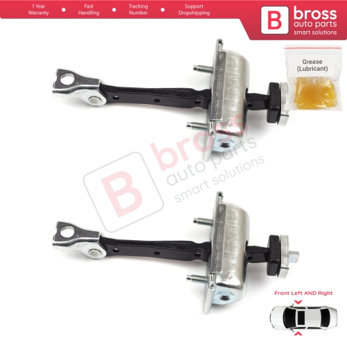 2 Pieces Front Door Hinge Stop Check Strap Limiter for Vauxhall Opel Adam M13 2012-2019 13412690 
