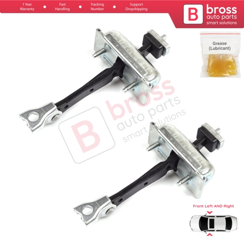2 Pieces Front Door Hinge Stop Check Strap Limiter for Vauxhall Opel Adam M13 2012-2019 13412690 