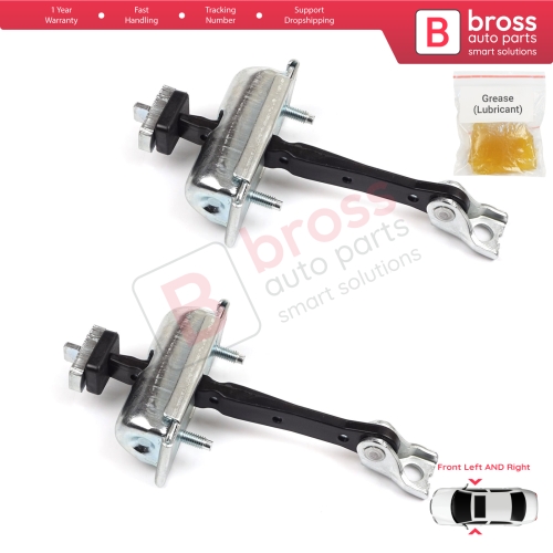 2 Pieces Front Door Hinge Stop Check Strap Limiter for Vauxhall Opel Adam M13 2012-2019 13412690 
