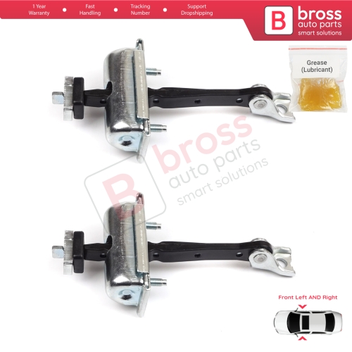 2 Pieces Front Door Hinge Stop Check Strap Limiter for Vauxhall Opel Adam M13 2012-2019 13412690 