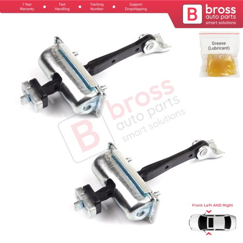 2 Pieces Front Door Hinge Stop Check Strap Limiter for Vauxhall Opel Adam M13 2012-2019 13412690 