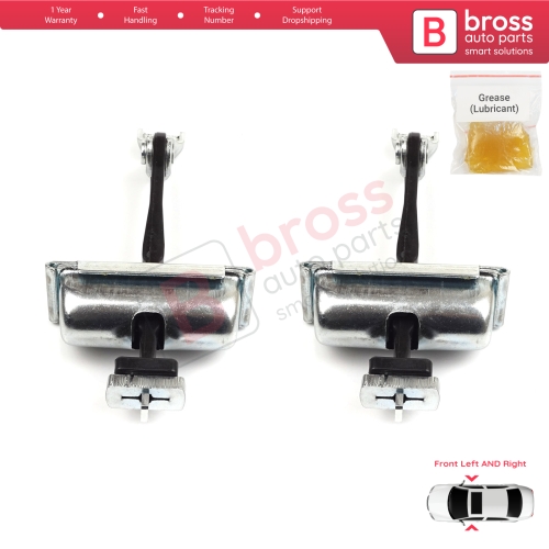 2 Pieces Front Door Hinge Stop Check Strap Limiter for Vauxhall Opel Adam M13 2012-2019 13412690 