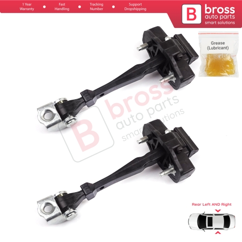 2 Pieces Rear Door Hinge Stop Check Strap Limiter for Renault Captur MK1 J87 H5 J5 2013-2019 824305607R