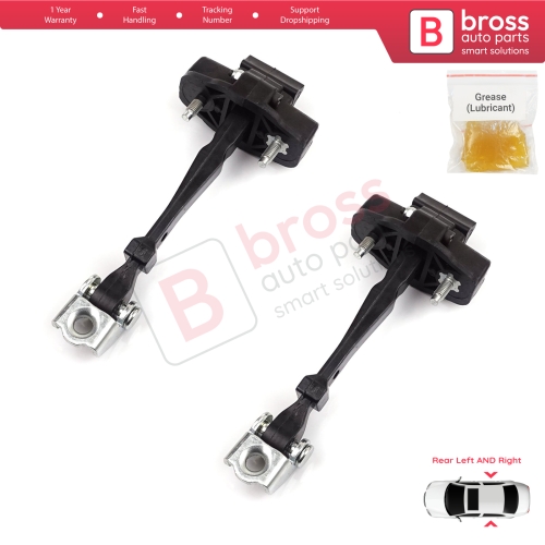 2 Pieces Rear Door Hinge Stop Check Strap Limiter for Renault Captur MK1 J87 H5 J5 2013-2019 824305607R