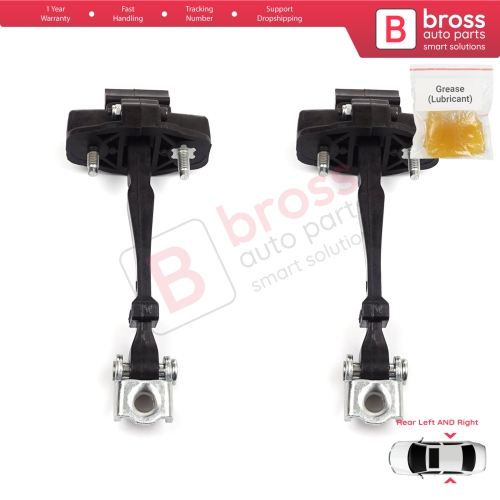 2 Pieces Rear Door Hinge Stop Check Strap Limiter for Renault Captur MK1 J87 H5 J5 2013-2019 824305607R