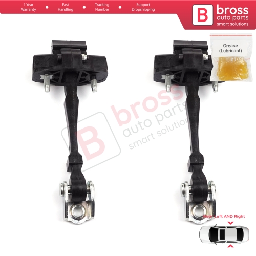 2 Pieces Rear Door Hinge Stop Check Strap Limiter for Renault Captur MK1 J87 H5 J5 2013-2019 824305607R