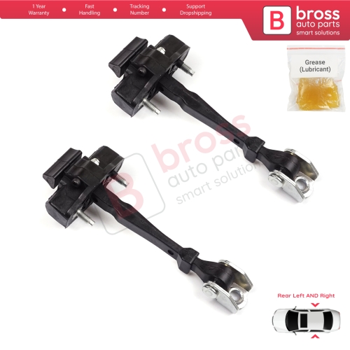 2 Pieces Rear Door Hinge Stop Check Strap Limiter for Renault Captur MK1 J87 H5 J5 2013-2019 824305607R