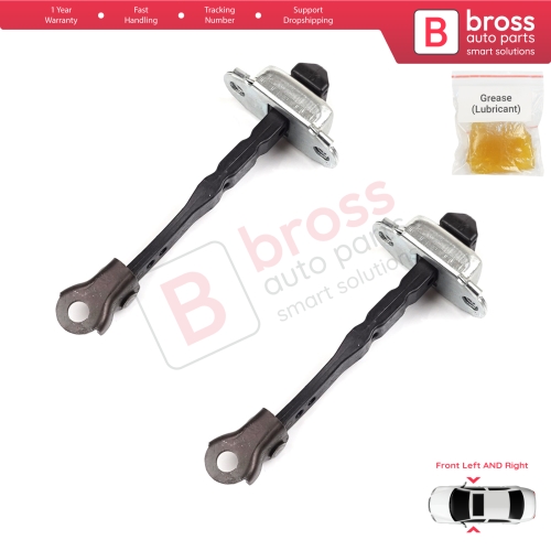 2 Pieces Front Door Hinge Stop Check Strap Limiter for Renault Megane MK4 2015-On 4/5 Door 804301666R 
