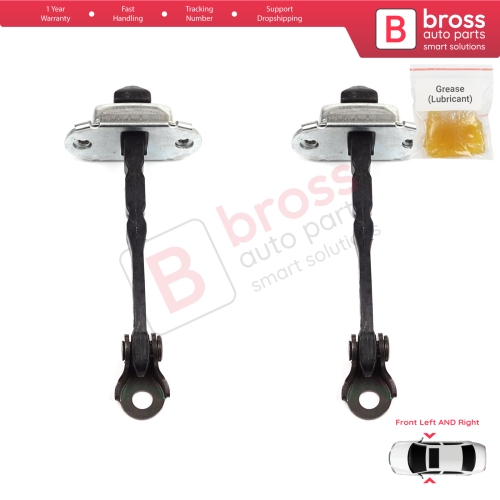 2 Pieces Front Door Hinge Stop Check Strap Limiter for Renault Megane MK4 2015-On 4/5 Door 804301666R 