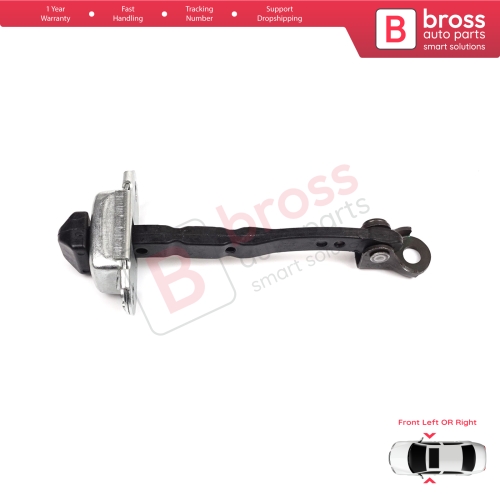 Front Door Hinge Stop Check Strap Limiter 804301666R for Renault Megane MK4 2015-On 4/5 Door