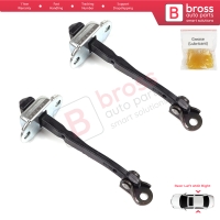 2 Pieces Rear Door Hinge Stop Check Strap Limiter for Renault Megane MK4 2015-On 4/5 Door 824306058R