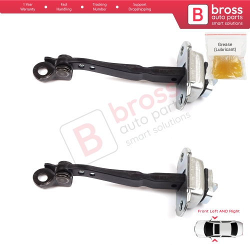 2 Pieces Front Door Hinge Stop Check Strap Limiter for Renault Kadjar Nissan Qashqai MK2 J11 804304EA0A