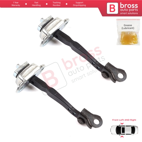 2 Pieces Front Door Hinge Stop Check Strap Limiter for Renault Kadjar Nissan Qashqai MK2 J11 804304EA0A
