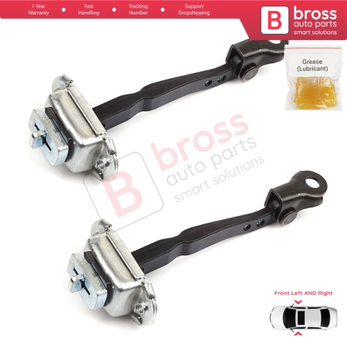 2 Pieces Front Door Hinge Stop Check Strap Limiter for Renault Kadjar Nissan Qashqai MK2 J11 804304EA0A
