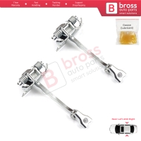 2 Pieces Rear Door Hinge Stop Check Strap Limiter for Renault Scenic Grand Scenic MK3 JZ0/1 2009-2016 824310005R