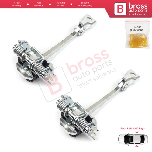 2 Pieces Rear Door Hinge Stop Check Strap Limiter for Renault Scenic Grand Scenic MK3 JZ0/1 2009-2016 824310005R