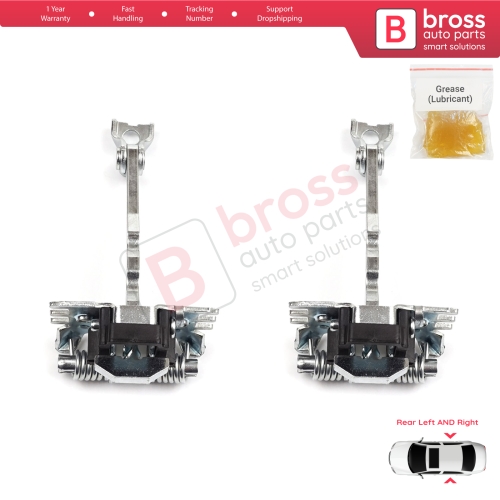 2 Pieces Rear Door Hinge Stop Check Strap Limiter for Renault Scenic Grand Scenic MK3 JZ0/1 2009-2016 824310005R