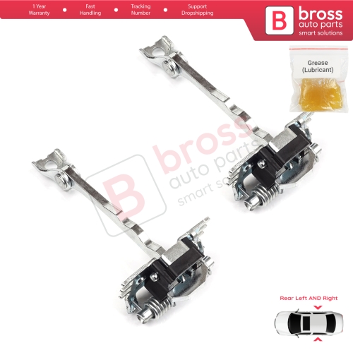 2 Pieces Rear Door Hinge Stop Check Strap Limiter for Renault Scenic Grand Scenic MK3 JZ0/1 2009-2016 824310005R
