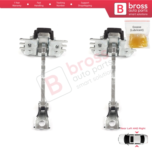 2 Pieces Rear Door Hinge Stop Check Strap Limiter for Renault Scenic Grand Scenic MK3 JZ0/1 2009-2016 824310005R