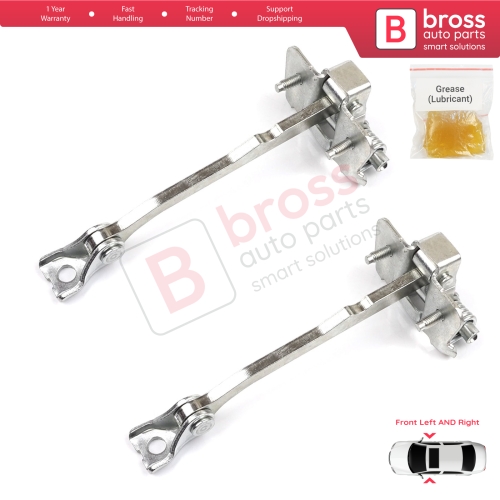 2 Pieces Front Door Hinge Stop Check Strap Limiter for Renault Trafic MK3 Fiat Talento Opel Vivaro B Nissan NV300 Primastar 804300242R 