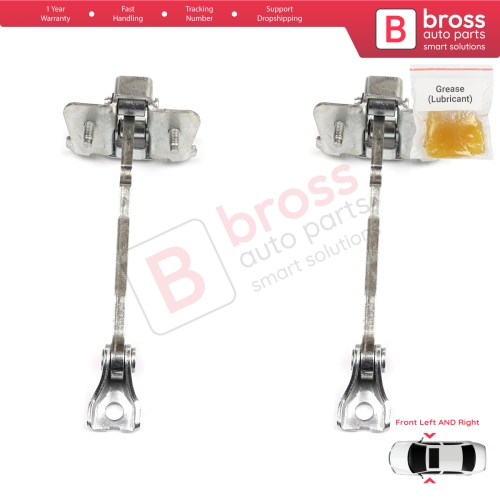 2 Pieces Front Door Hinge Stop Check Strap Limiter for Renault Trafic MK3 Fiat Talento Opel Vivaro B Nissan NV300 Primastar 804300242R 
