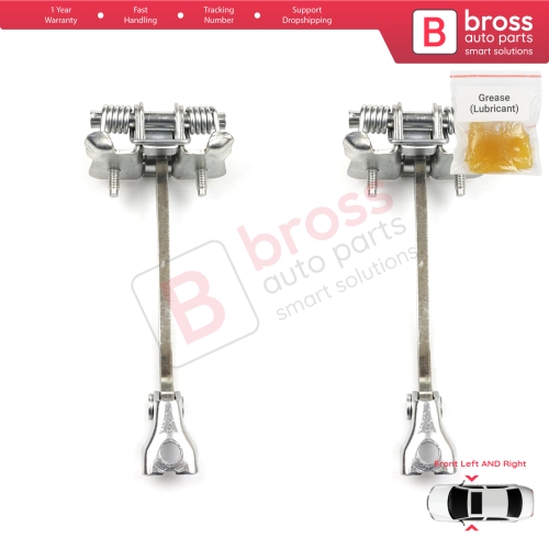 2 Pieces Front Door Hinge Stop Check Strap Limiter for Renault Trafic MK3 Fiat Talento Opel Vivaro B Nissan NV300 Primastar 804300242R 