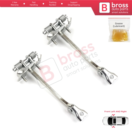 2 Pieces Front Door Hinge Stop Check Strap Limiter for Renault Trafic MK3 Fiat Talento Opel Vivaro B Nissan NV300 Primastar 804300242R 
