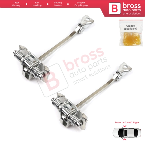 2 Pieces Front Door Hinge Stop Check Strap Limiter for Renault Trafic MK3 Fiat Talento Opel Vivaro B Nissan NV300 Primastar 804300242R 