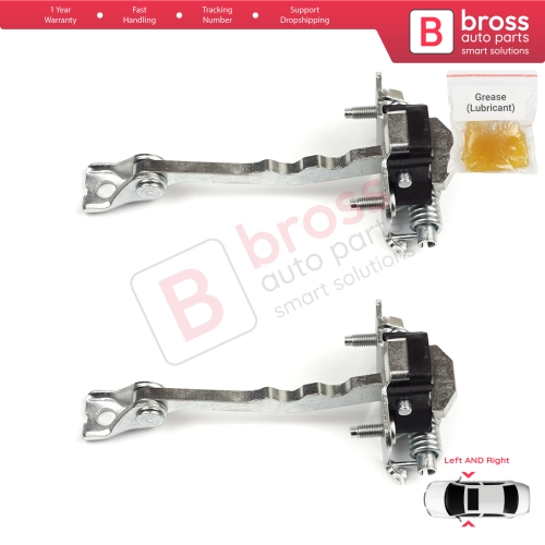 2 Pieces Front Door Hinge Stop Check Strap Limiter for Renault Megane CC Cabriolet Convertible EZ 2010-On 804305514R 