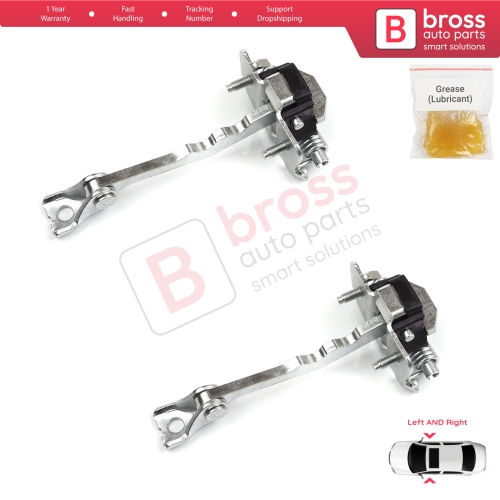 2 Pieces Front Door Hinge Stop Check Strap Limiter for Renault Megane CC Cabriolet Convertible EZ 2010-On 804305514R 