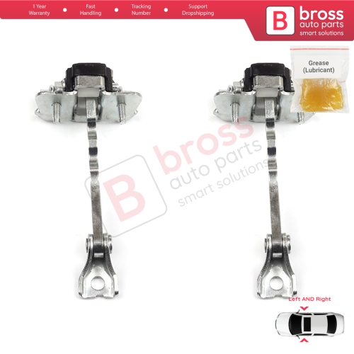 2 Pieces Front Door Hinge Stop Check Strap Limiter for Renault Megane CC Cabriolet Convertible EZ 2010-On 804305514R 