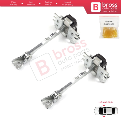 2 Pieces Front Door Hinge Stop Check Strap Limiter for Renault Megane MK3 DZ0/1 Coupe 2008-2016 804309044R 