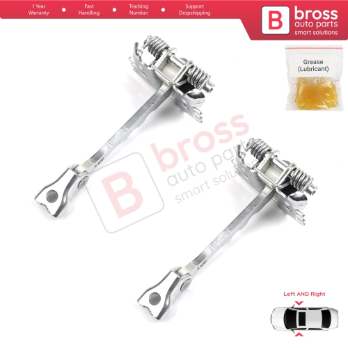 2 Pieces Front Door Hinge Stop Check Strap Limiter for Renault Megane MK3 DZ0/1 Coupe 2008-2016 804309044R 