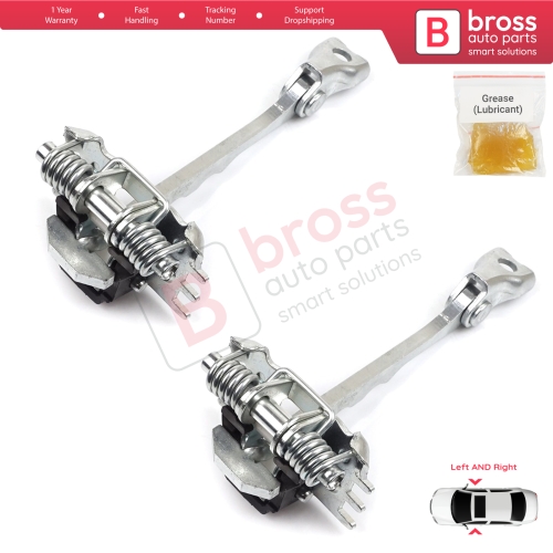2 Pieces Front Door Hinge Stop Check Strap Limiter for Renault Megane MK3 DZ0/1 Coupe 2008-2016 804309044R 