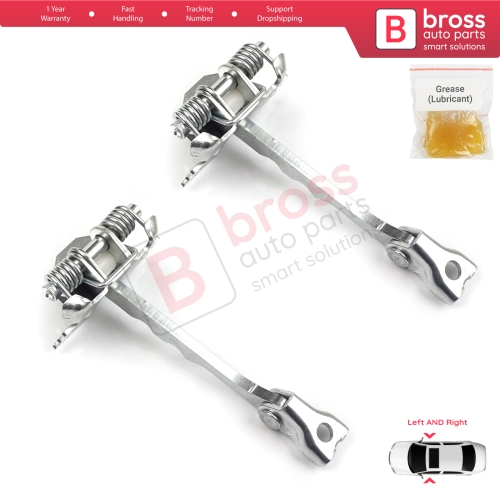 2 Pieces Front Door Hinge Stop Check Strap Limiter for Renault Megane MK3 DZ0/1 Coupe 2008-2016 804309044R 