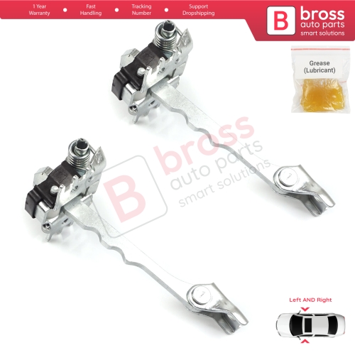 2 Pieces Front Door Hinge Stop Check Strap Limiter for Renault Megane MK3 DZ0/1 Coupe 2008-2016 804309044R 