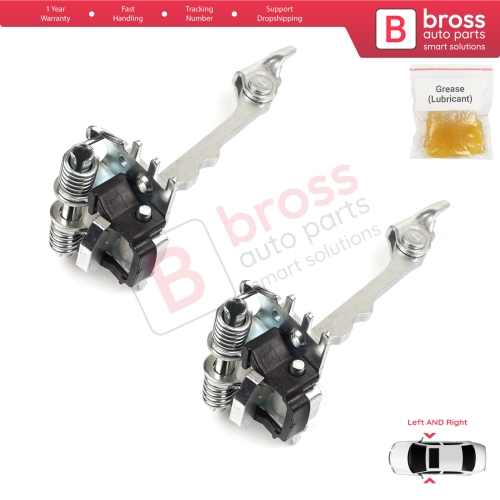 2 Pieces Front Door Hinge Stop Check Strap Limiter for Renault Megane MK3 DZ0/1 Coupe 2008-2016 804309044R 