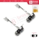 2 Pieces Front Door Hinge Stop Check Strap Limiter for Renault Megane MK3 DZ0/1 Coupe 2008-2016 804309044R 