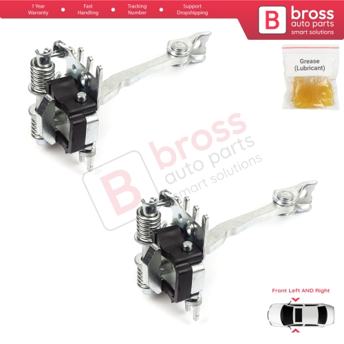 2 Pieces Front Door Hinge Stop Check Strap Limiter for Renault Espace MK4 J81 JK0/1 2002-2015 804305378R 