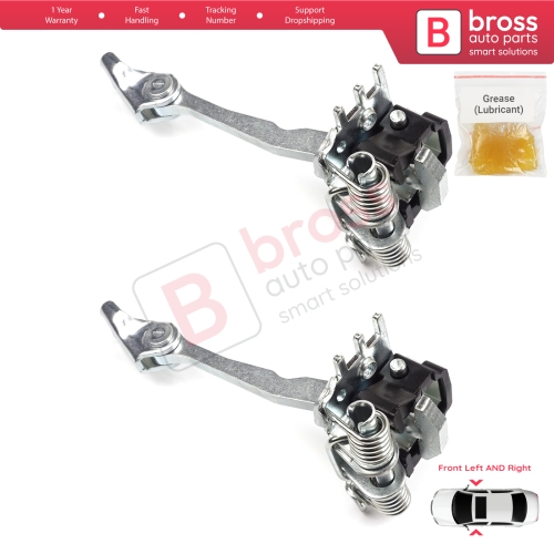 2 Pieces Front Door Hinge Stop Check Strap Limiter for Renault Espace MK4 J81 JK0/1 2002-2015 804305378R 