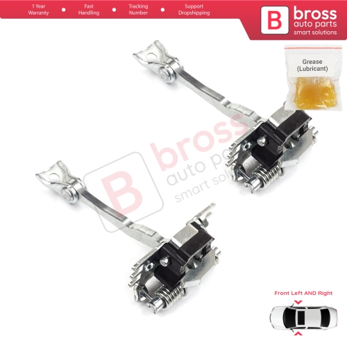 2 Pieces Front Door Hinge Stop Check Strap Limiter for Renault Espace MK4 J81 JK0/1 2002-2015 804305378R 